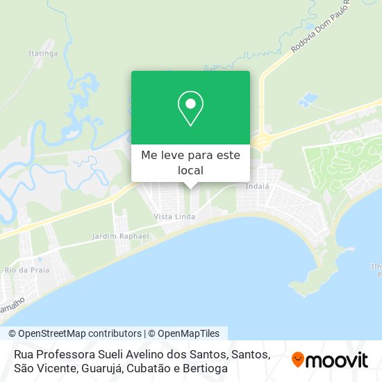 Rua Professora Sueli Avelino dos Santos mapa