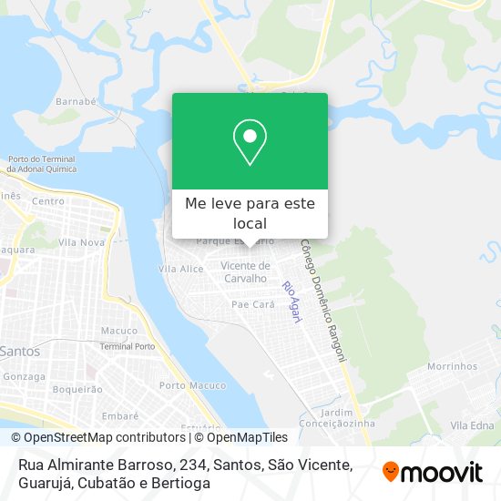 Rua Almirante Barroso, 234 mapa