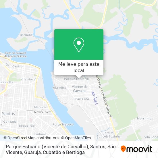 Parque Estuario (Vicente de Carvalho) mapa