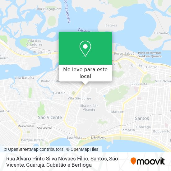 Rua Álvaro Pinto Silva Novaes Filho mapa