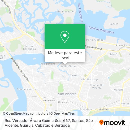 Rua Vereador Álvaro Guimarães, 667 mapa