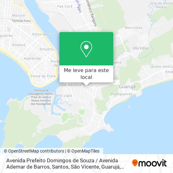 Avenida Prefeito Domingos de Souza / Avenida Ademar de Barros mapa