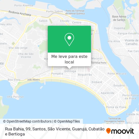 Rua Bahia, 99 mapa