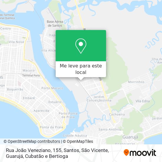 Rua João Veneziano, 155 mapa