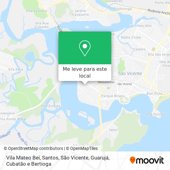 Vila Mateo Bei mapa