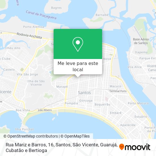 Rua Mariz e Barros, 16 mapa