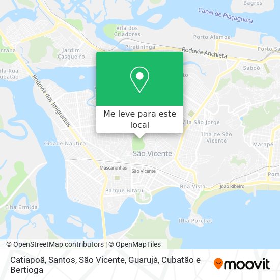 Catiapoã mapa