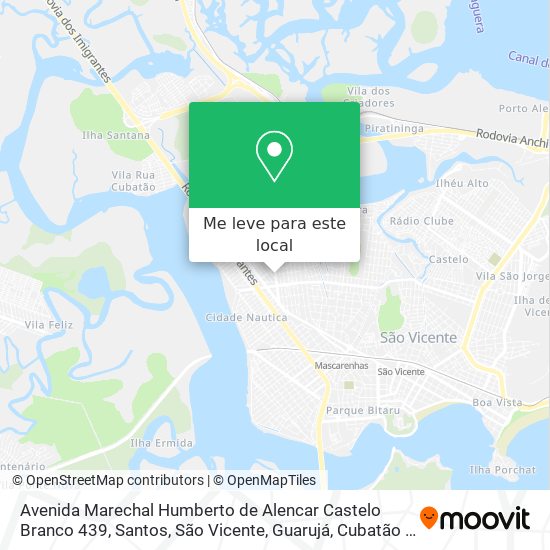 Avenida Marechal Humberto de Alencar Castelo Branco 439 mapa