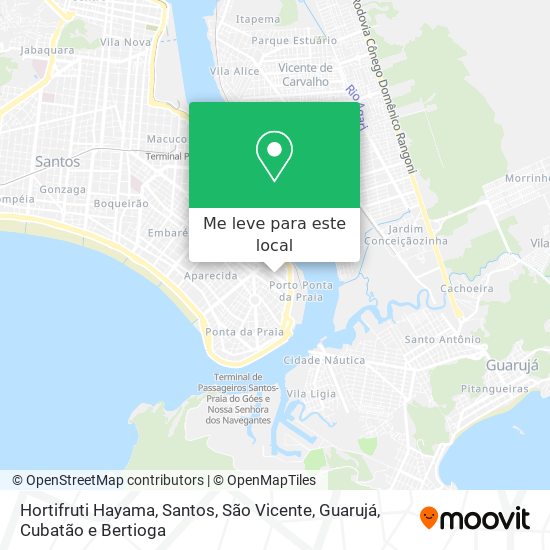 Hortifruti Hayama mapa