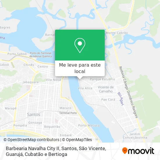 Barbearia Navalha City II mapa