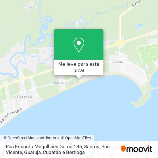 Rua Eduardo Magalhães Gama 186 mapa