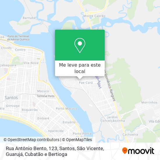 Rua Antônio Bento, 123 mapa