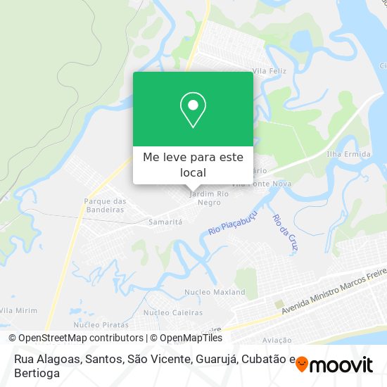 Rua Alagoas mapa