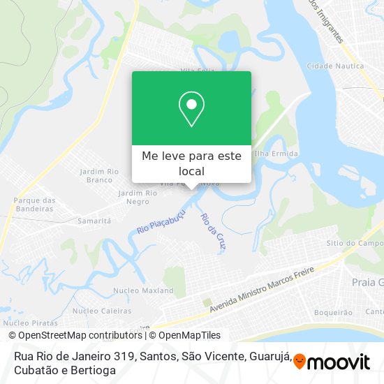 Rua Rio de Janeiro 319 mapa