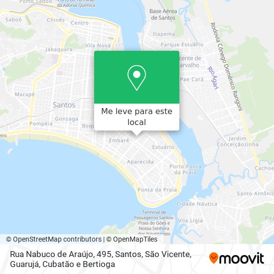 Rua Nabuco de Araújo, 495 mapa