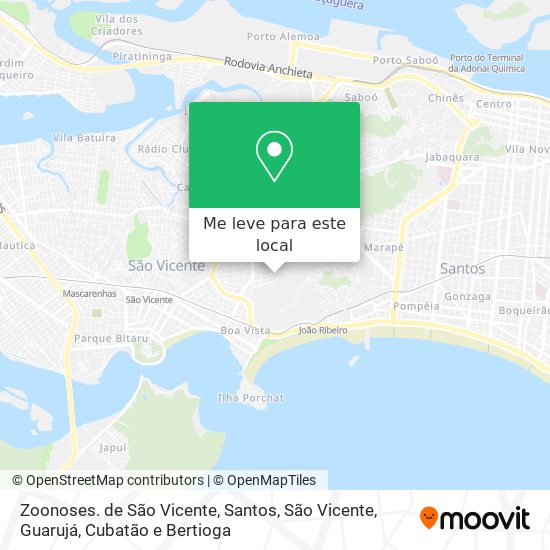 Zoonoses. de São Vicente mapa