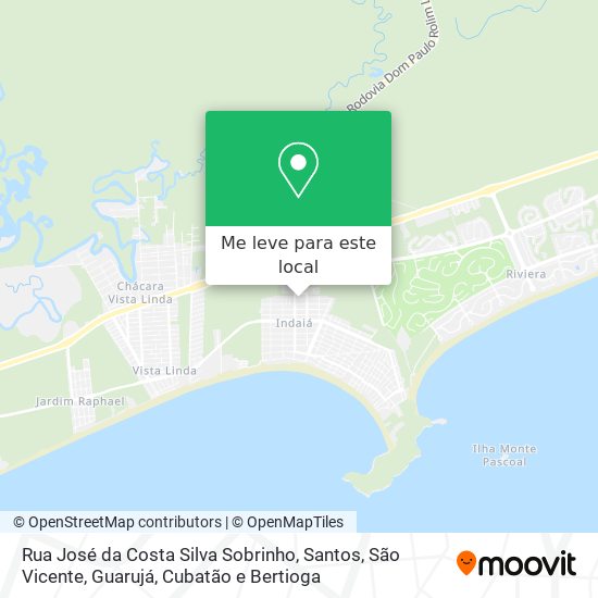 Rua José da Costa Silva Sobrinho mapa