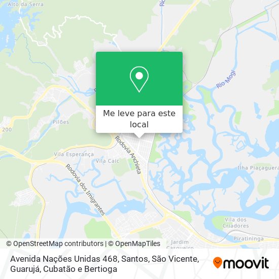 Avenida Nações Unidas 468 mapa