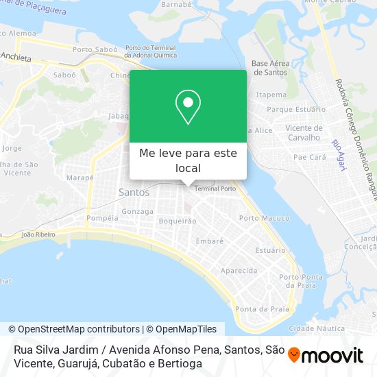 Rua Silva Jardim / Avenida Afonso Pena mapa