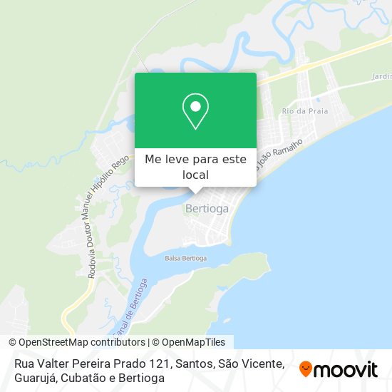 Rua Valter Pereira Prado 121 mapa