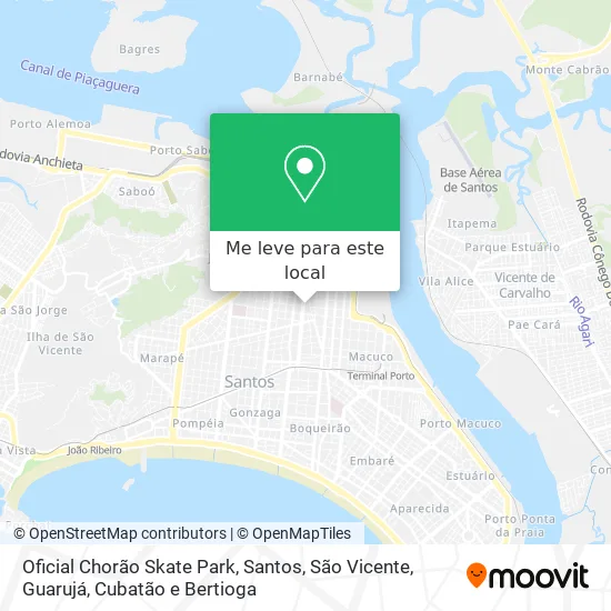 Oficial Chorão Skate Park mapa