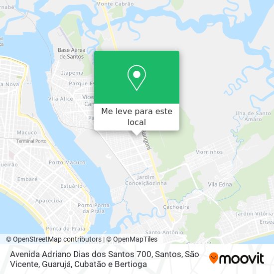 Avenida Adriano Dias dos Santos 700 mapa