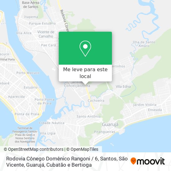 Rodovia Cônego Domênico Rangoni / 6 mapa