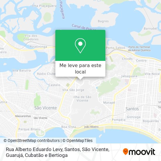 Rua Alberto Eduardo Levy mapa