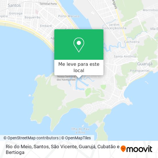 Rio do Meio mapa