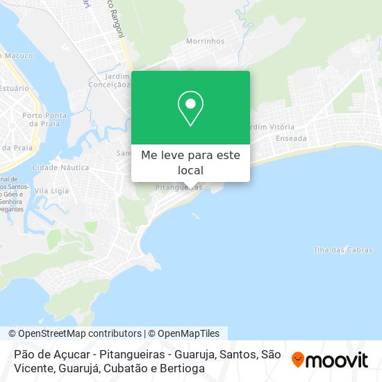 Pão de Açucar - Pitangueiras - Guaruja mapa