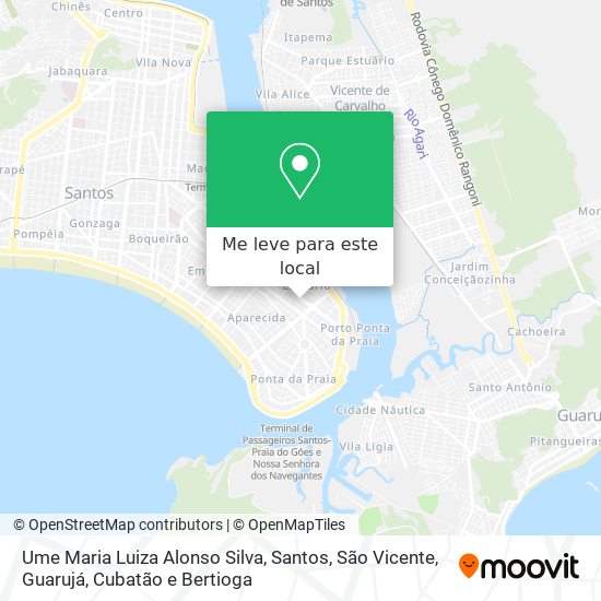 Ume Maria Luiza Alonso Silva mapa