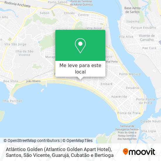 Atlântico Golden (Atlantico Golden Apart Hotel) mapa