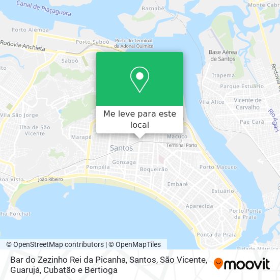 Bar do Zezinho Rei da Picanha mapa
