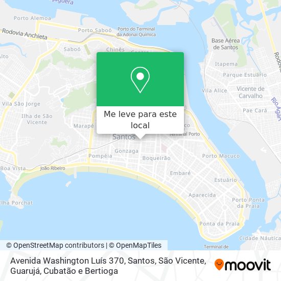 Avenida Washington Luís 370 mapa