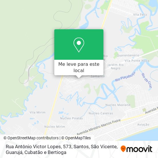 Rua Antônio Victor Lopes, 573 mapa