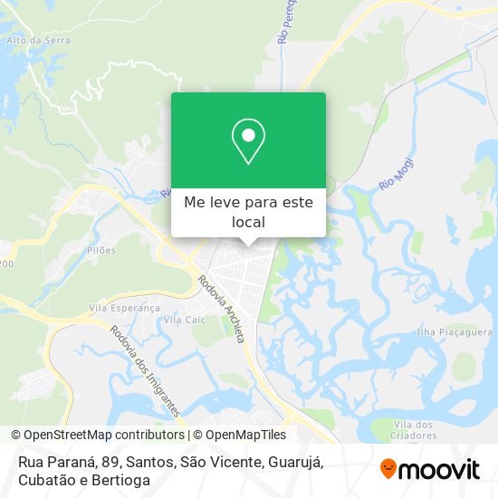 Rua Paraná, 89 mapa