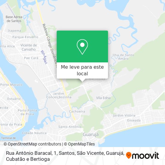 Rua Antônio Baracal, 1 mapa