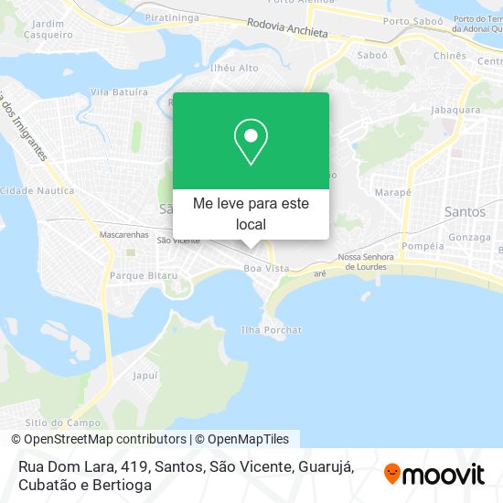 Rua Dom Lara, 419 mapa