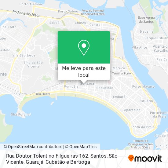 Rua Doutor Tolentino Filgueiras 162 mapa