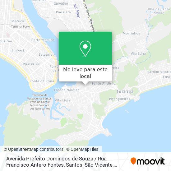 Avenida Prefeito Domingos de Souza / Rua Francisco Antero Fontes mapa