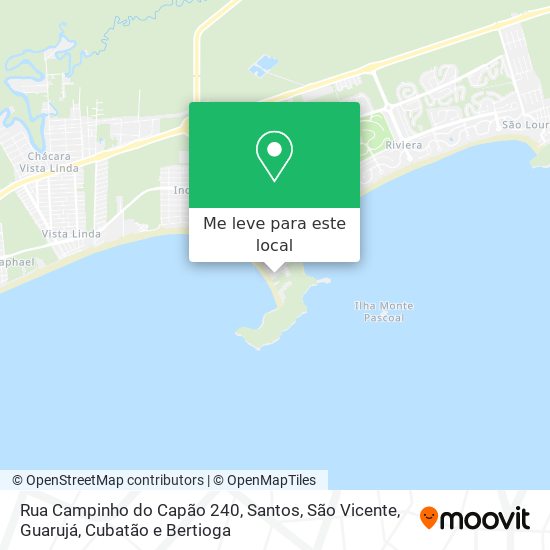 Rua Campinho do Capão 240 mapa