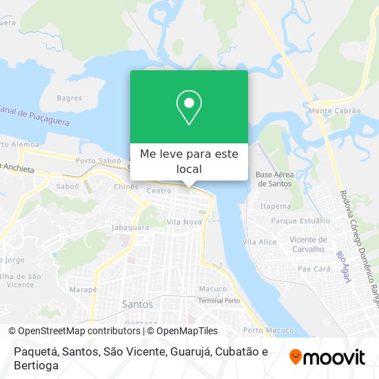 Paquetá mapa