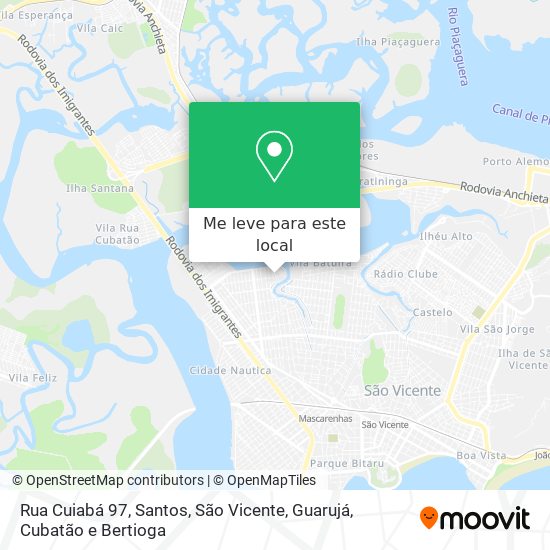 Rua Cuiabá 97 mapa