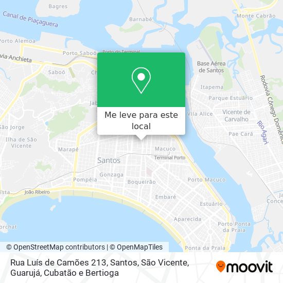 Rua Luís de Camões 213 mapa