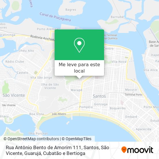 Rua Antônio Bento de Amorim 111 mapa