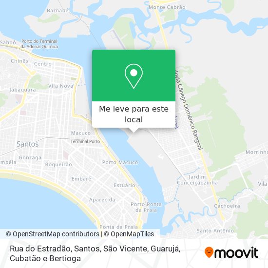 Rua do Estradão mapa