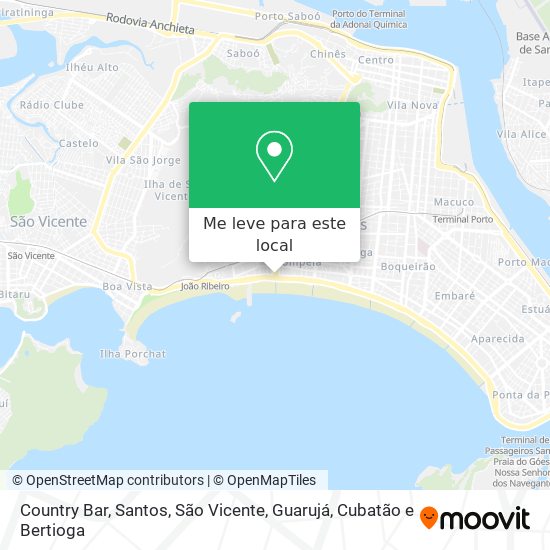 Country Bar mapa