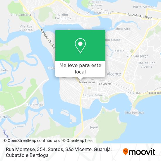 Rua Montese, 354 mapa