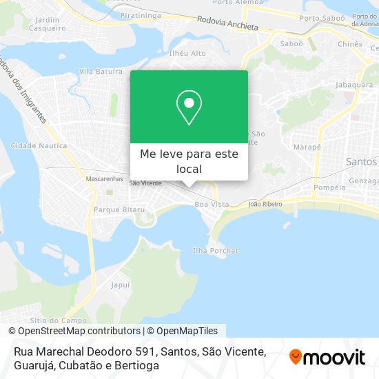 Rua Marechal Deodoro 591 mapa