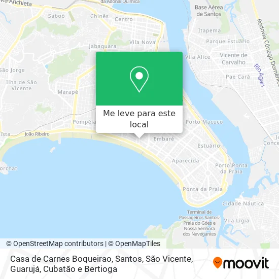 Casa de Carnes Boqueirao mapa